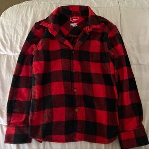 Boys long sleeve flannel shirt size 7